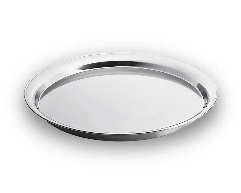 Bandeja Redonda em material resistente (30cmx12cm)