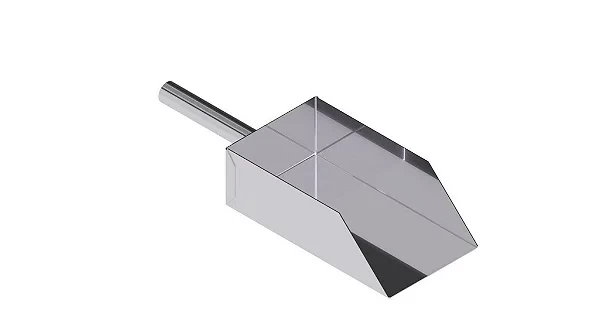 Colher de solo quadrada modelo der